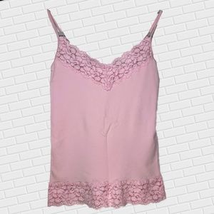 Y2k pink camisole tank top